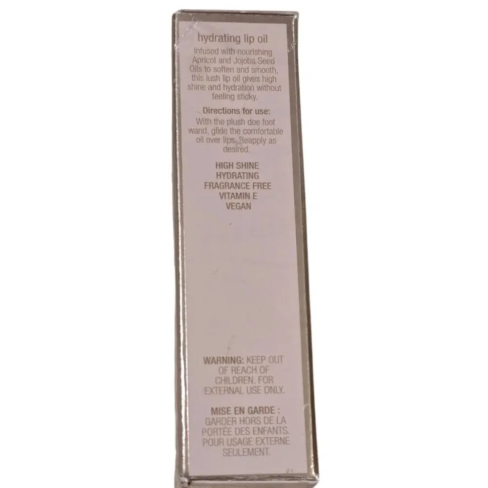 Jouer Cosmetics Essential Hydrating Lip Oil in Naturel Shine New in Box
